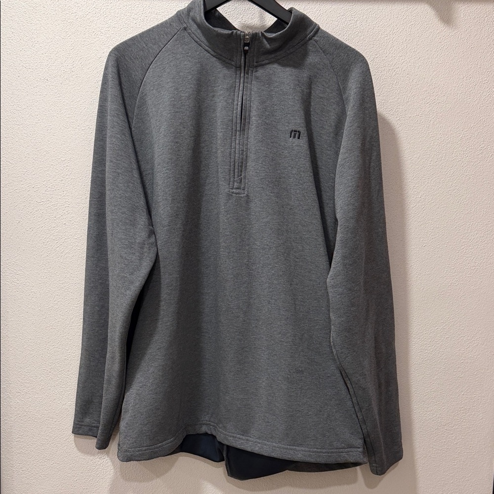 Men's Travis Mathew Gray 1/4 Zip